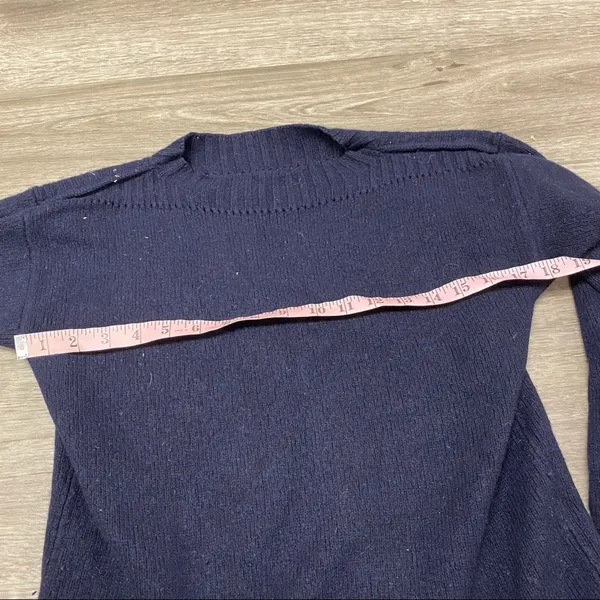 Isabel Marant Etoile Navy Wool Cashmere Knit Sweater Size 38 - Image 4