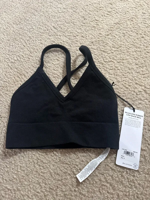Alo Yoga Seamless Bra Ribbed - Image 2