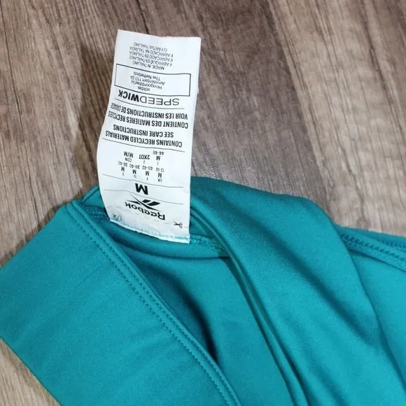 Reebok speedwick sports bra teal‎ size medium - Image 4