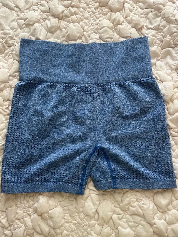 Blue Amazon Biker Shorts Women’s - Image 2