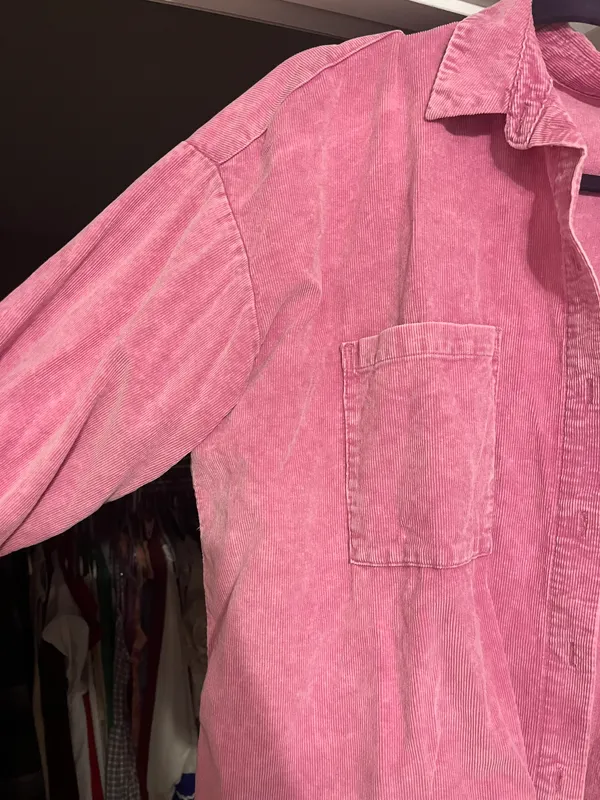Pink Corduroy Jacket Size XL - Image 2