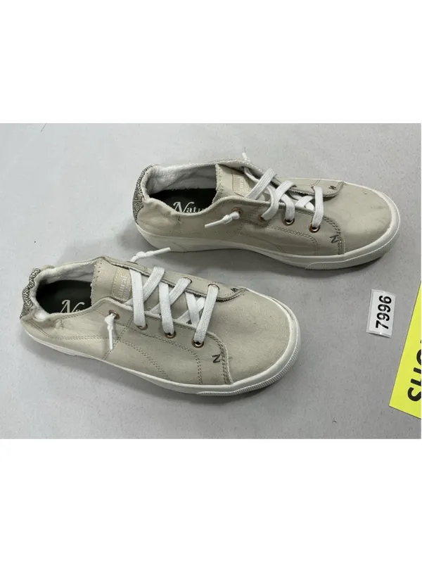 Womans Natural Reflections Memory Foam Lace Up Casual Sneakers 8M Tan - Image 2