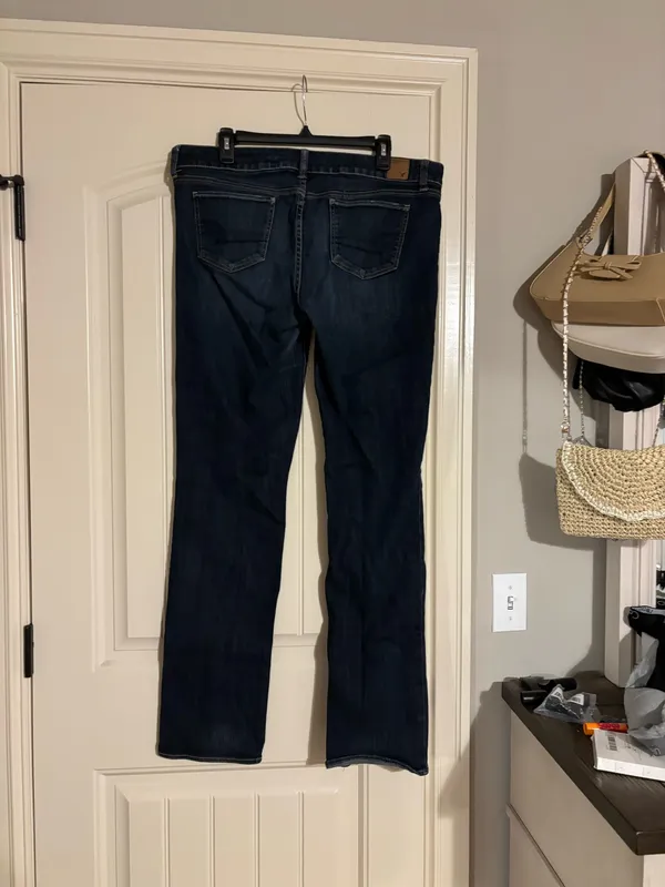Dark wash straight leg jeans American Eagle - Image 2