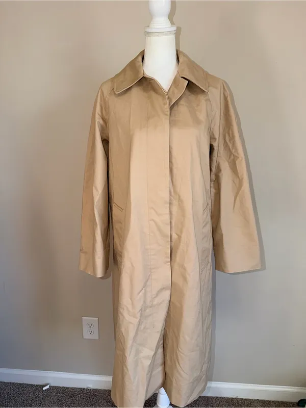 NWT Varley Robyn Oversized Car cotton twill Coat A line shape size xxs - Image 7