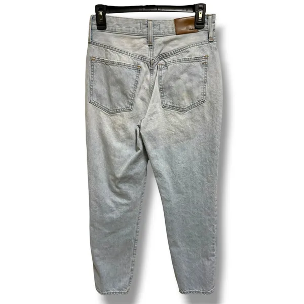 Madewell The Perfect Vintage Jeans 27 Light Wash High Rise Tapered Mom Denim - Image 4
