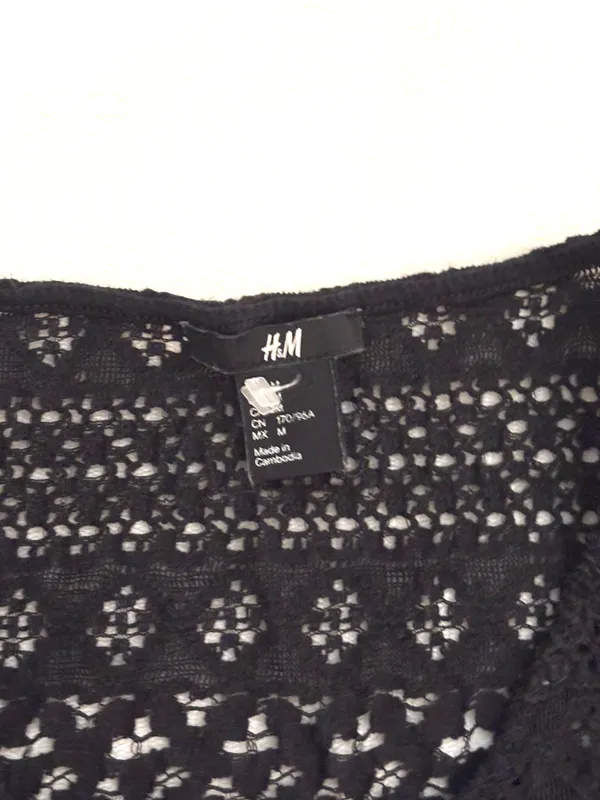 H&M Dress Black Mini - Image 4