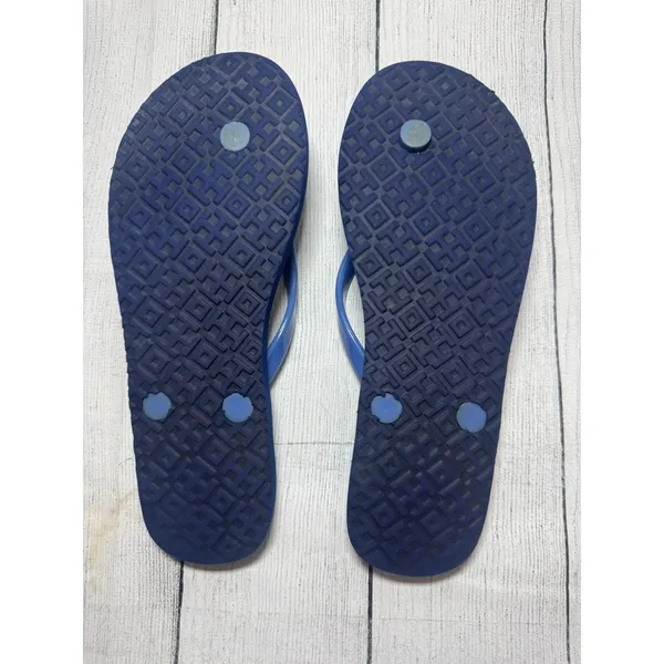 Tory Burch Women’s Striped Logo Flip Flop Sandals Rubber Slip-On Size 5 - Image 4