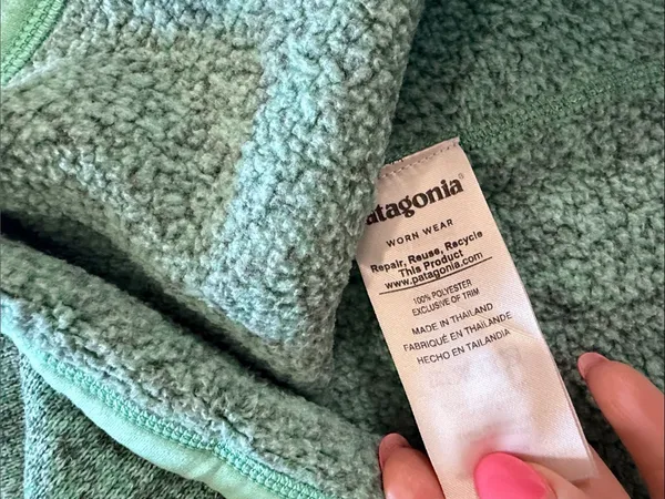 Patagonia Blue Green Better Sweater Pullover Sz M - Image 5