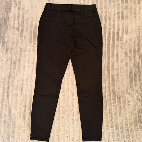 Maurices Everflex Skinny Jeans Black Mid Rise Stretch Denim‎ Womens Sz M Regular - Image 8