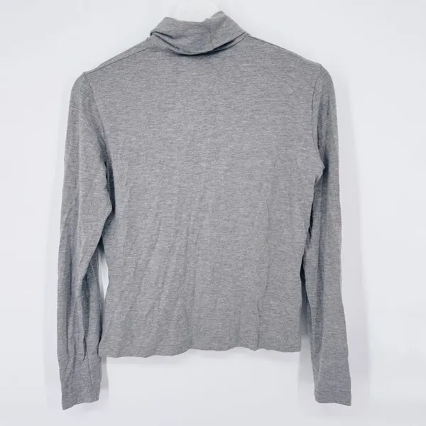 Les Copains Turtleneck Top in‎ Gray Size IT 44 US 8 - Image 3