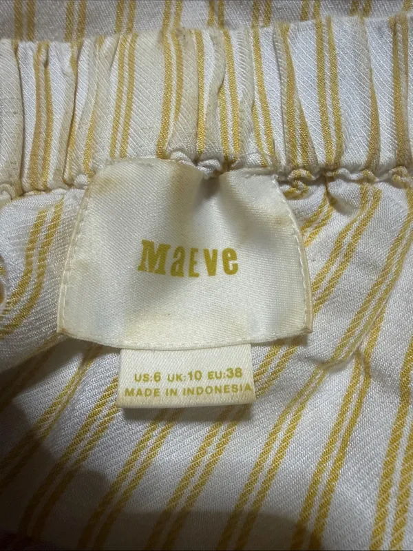 Maeve striped blouse size 6 . - Image 4