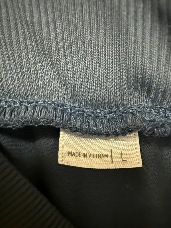 TRAVIS MATHEW Gray/Blue Drawstring Jogger Pants - Image 3