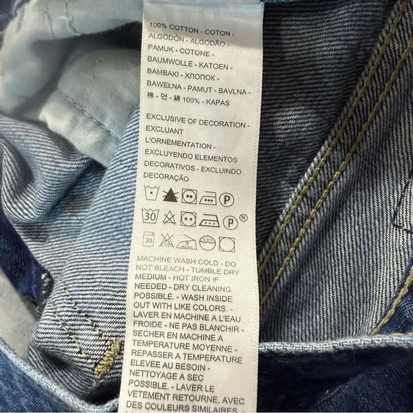 Levi's Women's Low Pro Straight Blue Jeans, Size 26 - Image 5