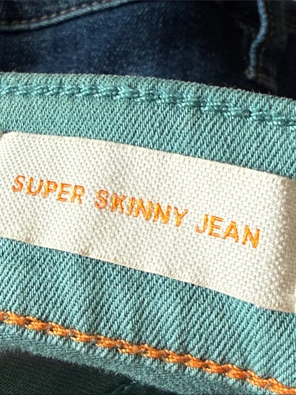 TORY BURCH Super Skinny Teal Jeans 28 - Image 5