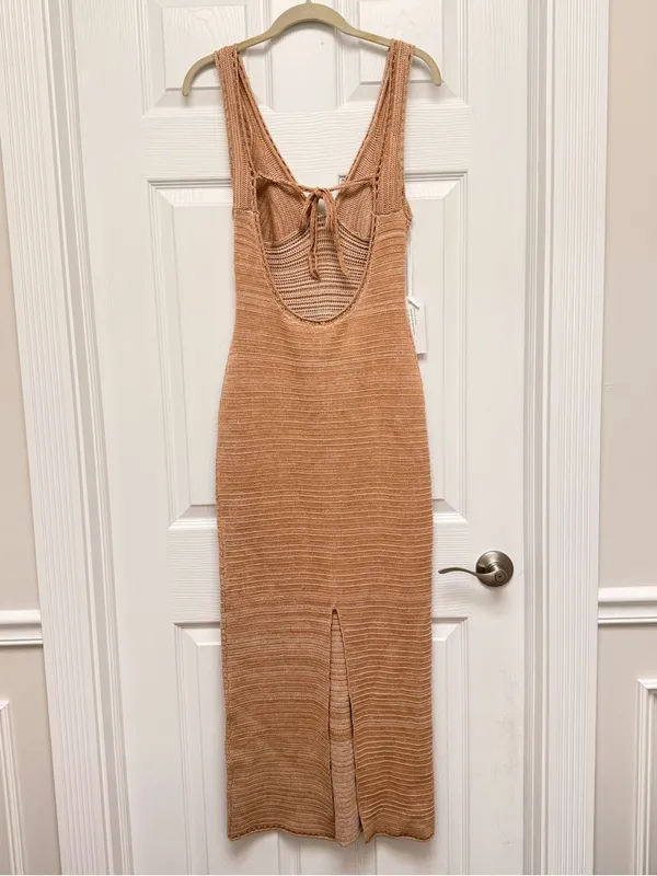 Torn by Ronny Kobo Knit Maxi Dress Vacation Beach Resortwear Medium NWT‎ - Image 4