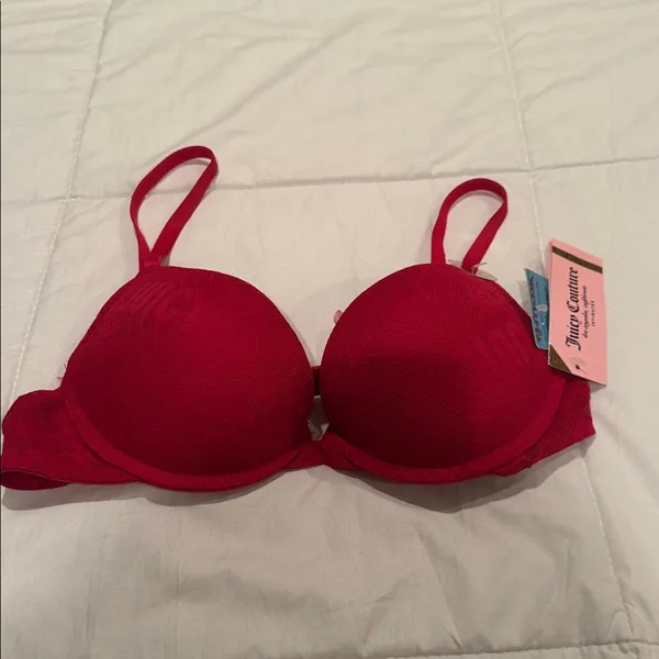 Juicy Couture Bold Red Bra size 34 B - Image 2