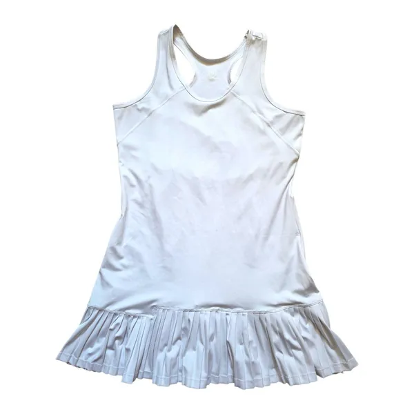 Tail Golf Dress White Women's Medium Pleated Hem Activewear Sporty Sleeveless - Image 2