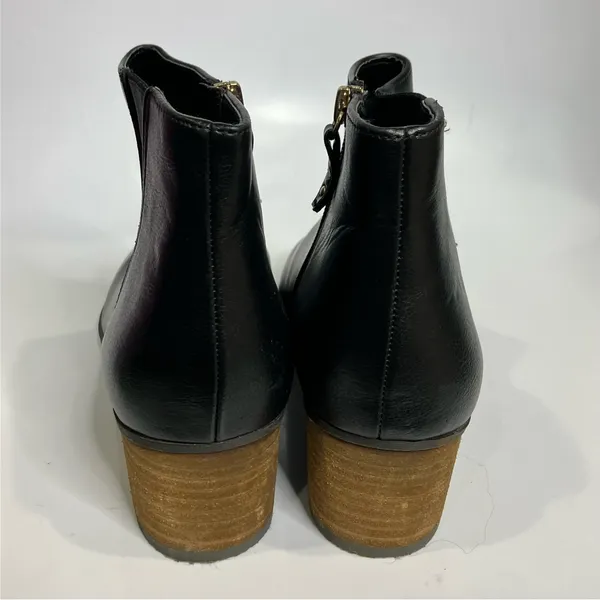 Dr. Scholl’s black tumbler ankle boots faux leather women’s size‎ 10 business - Image 5