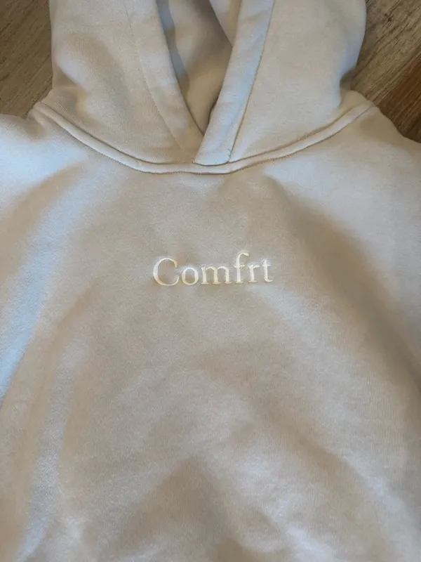Comfort Hoodie Tan Size XL - Image 2