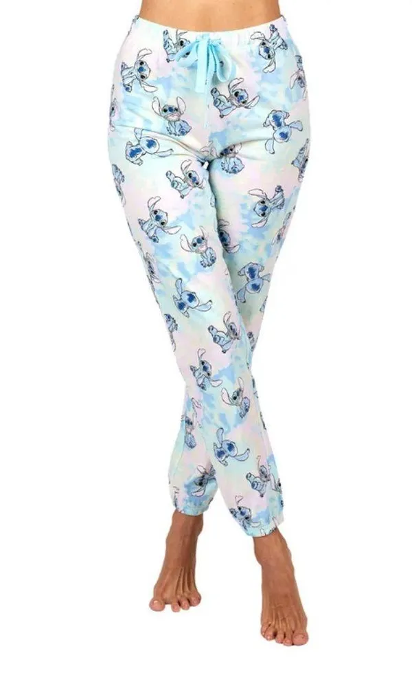 Disney Stitch Womens Cotton Pajama Pants, Sleepwear Bottoms, Stitch - Image 4
