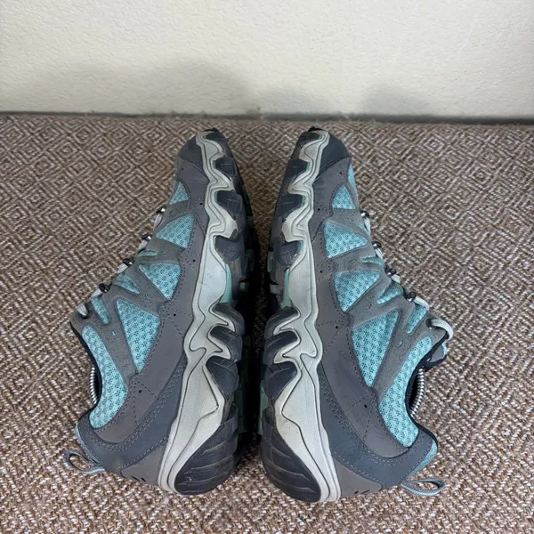 Oboz Luna Low Hiking Shoes Boots Women’s Sz 9 Blue Gray Outdoor Camping Fishing - Image 6