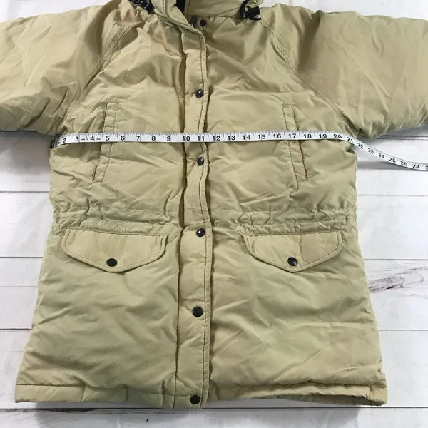 The North Face Women Medium Beige Ski Outdoor Hooded Snow Jacket - Image 10