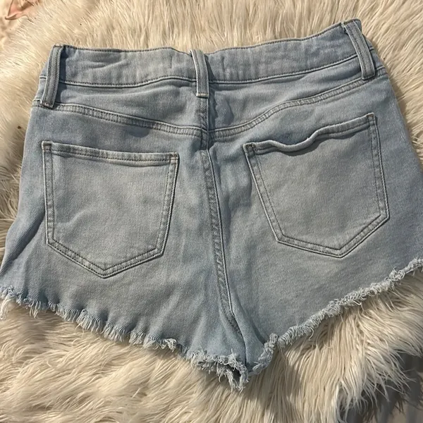 SO Blue Distressed Jean Shorts - Image 2