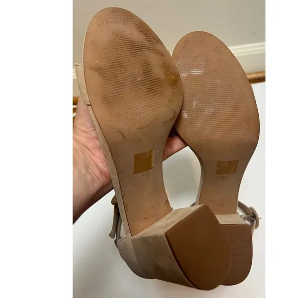 Madewell Regina Suede Ankle Strap Sandals Sz. 10 - Image 6