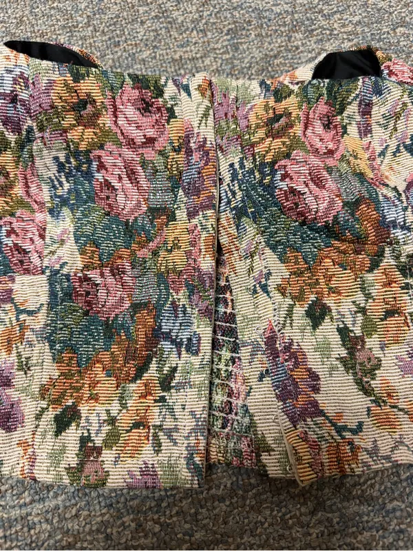 Wild Fable Tapestry Floral Corset Top Coquette Cottagecore Bustier Large - Image 6