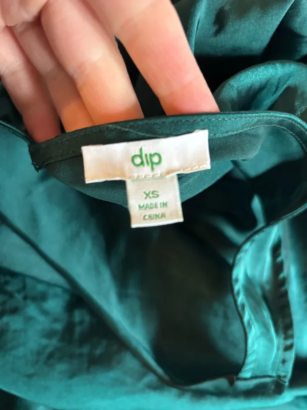 Emerald Green Midi Dress Size XS - Image 3