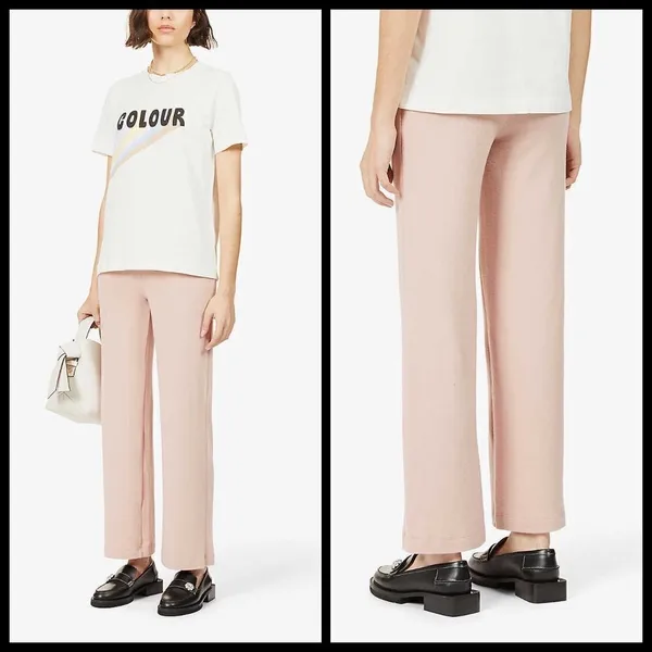 💕REFORMATION💕 Cirrus Crop Straight Leg Knit Pants Medium M NWT - Image 2