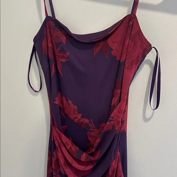 Windsor Pink&Purple Floral Mini Dress - Image 4