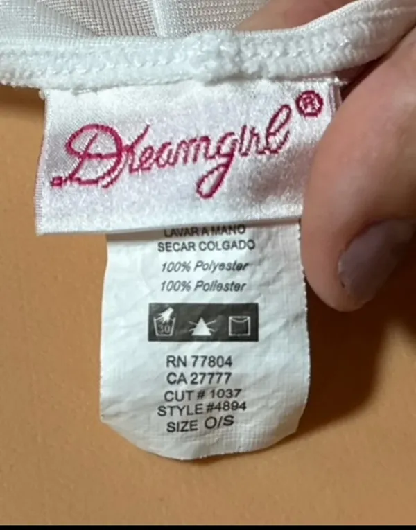 Dreamgirl White mesh mini dress - Image 3