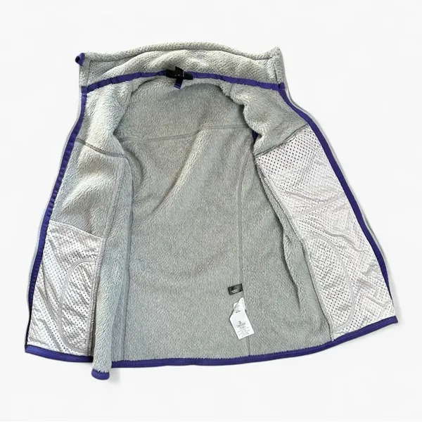 Patagonia Re-Tool Vest Women’s M Gray Purple Fleece Gorpcore Outdoor Hiking - Image 4