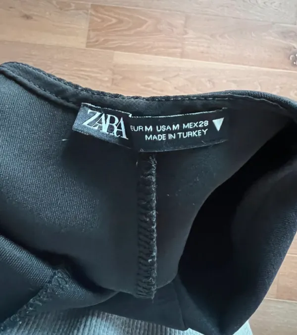 ZARA Dress Midi Black - Image 2
