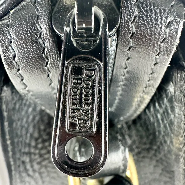 Dooney & Bourke Vintage Pebbled Leather Crossbody Bag Black P19 - Image 13