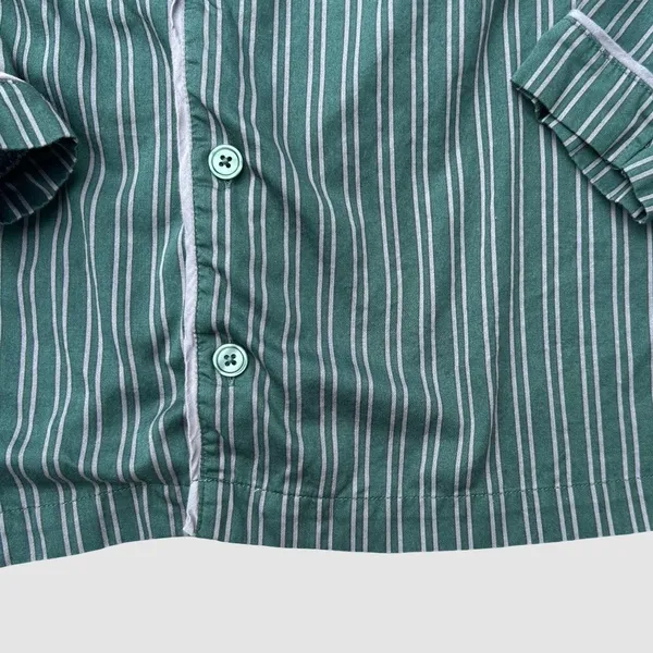 Slytherin Pajama Set Harry Potter x Pottery Barn Teen Size XS Green Button Down - Image 4