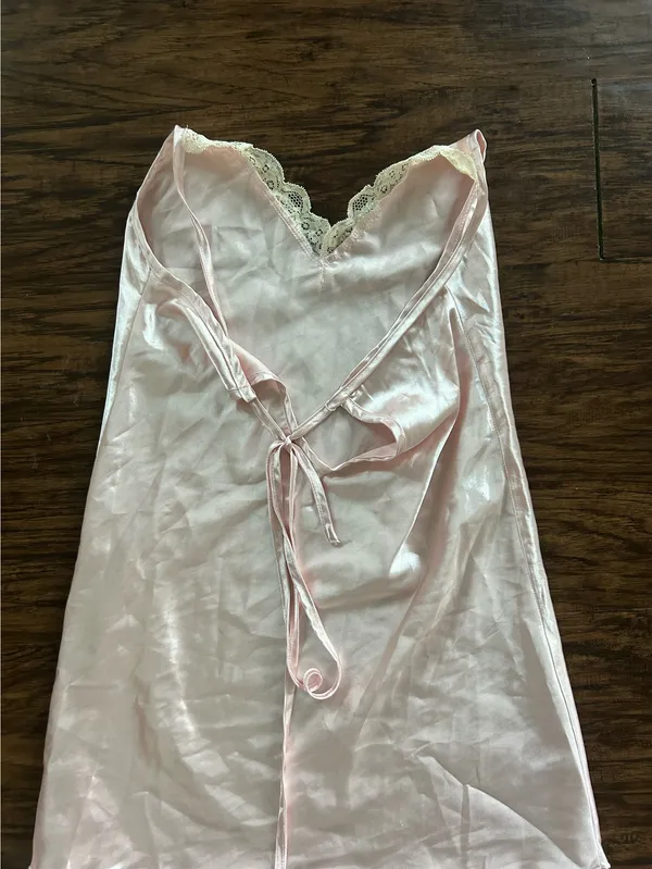 Baby Pink Slip Dress - Image 2