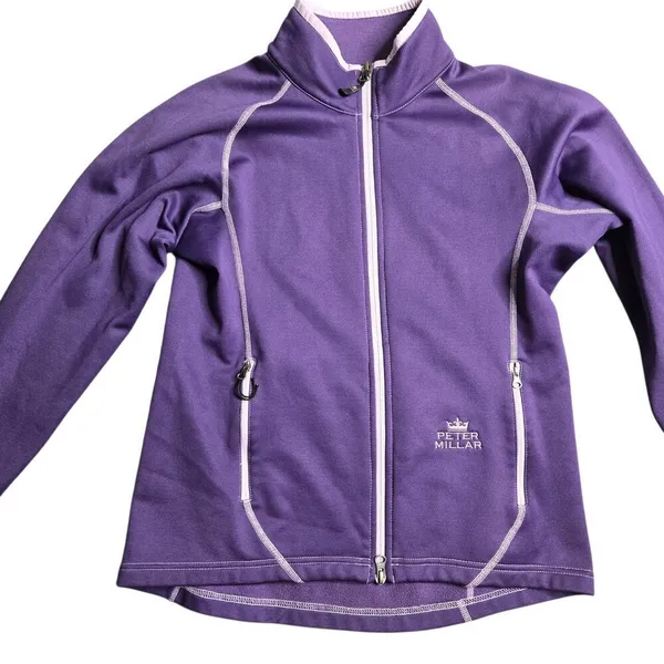 Peter Millar Women's Element Softshell Gold Jacket‎ Size: S - Image 2