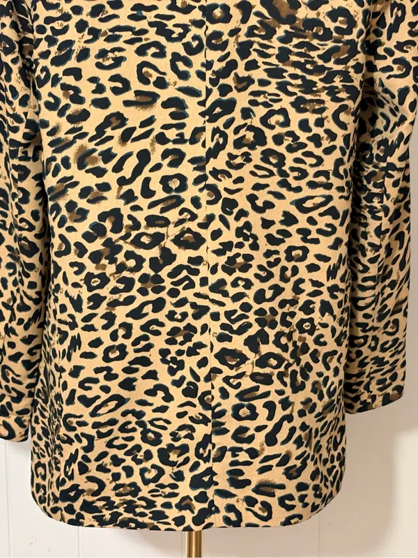 ASTR The Label Leopard Print Boyfriend Blazer Animal Print Size M - Image 9