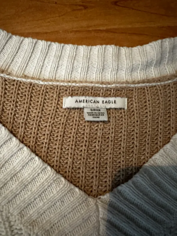 American Eagle Striped Sweater - Image 3