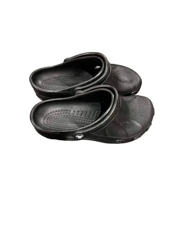 CROCS Classic Clogs Unisex 9-11 Black Slip On Comfort Casual - Image 3