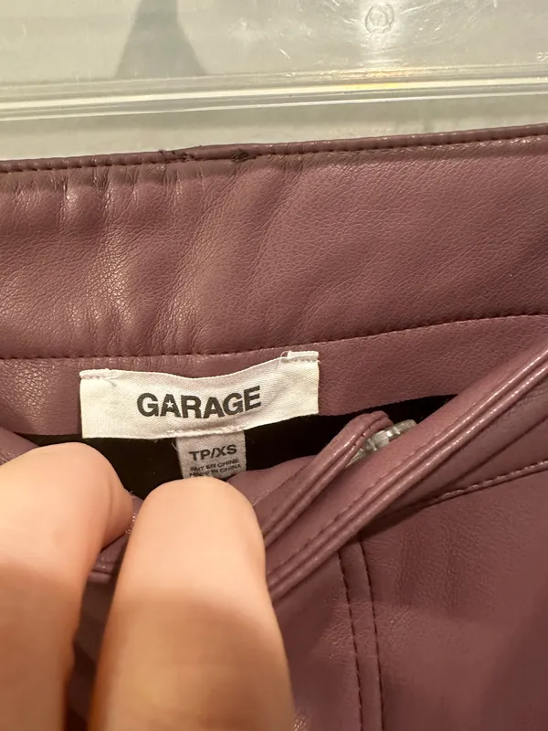 Garage Faux Leather Pants - Image 5