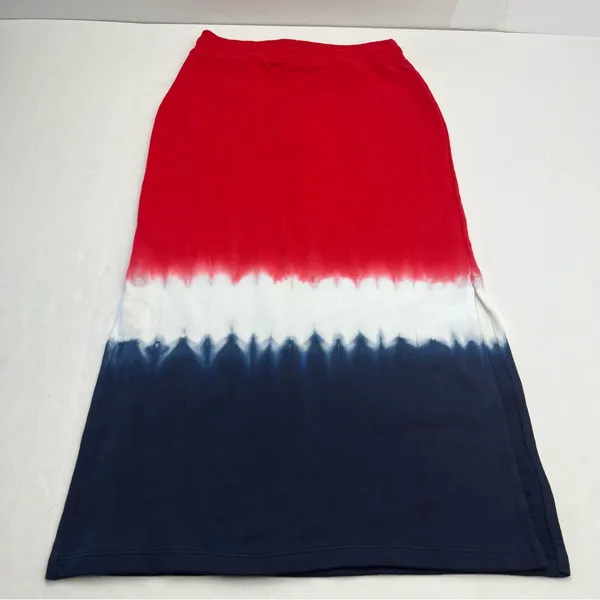 Lauren Ralph Lauren Red White‎ Blue Stretch Womens XS Skirt Side Slit NEW *FLAW - Image 14