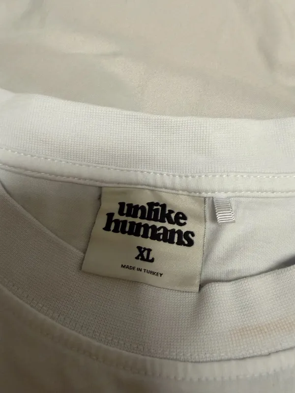 Unlike humans White Size XL - Image 3