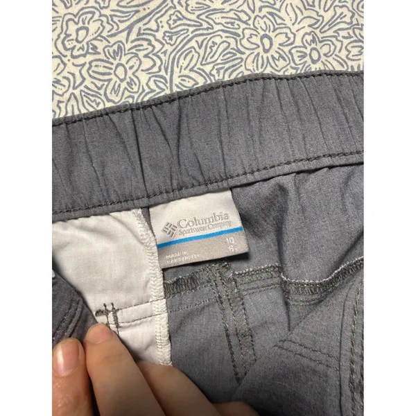 Columbia Women's Gray Court Hiking Outdoor Stretch Shorts 10 6L - Image 3