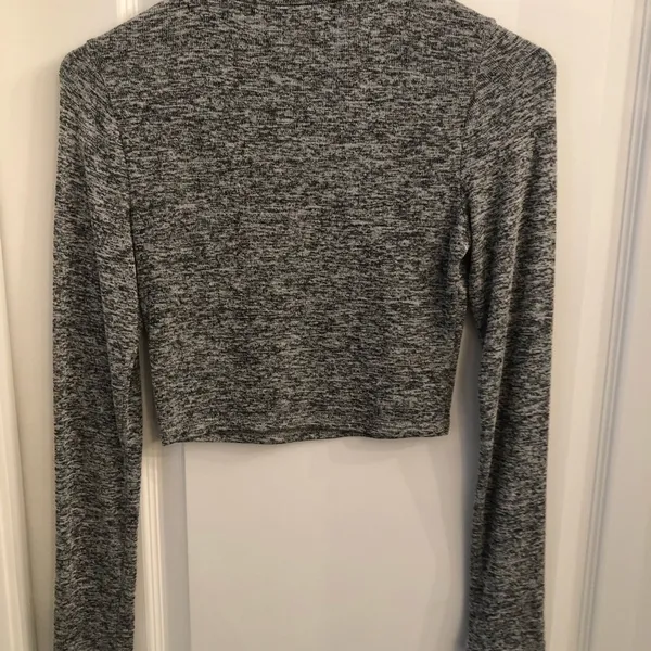 Crop top sweater set Gray - Image 7