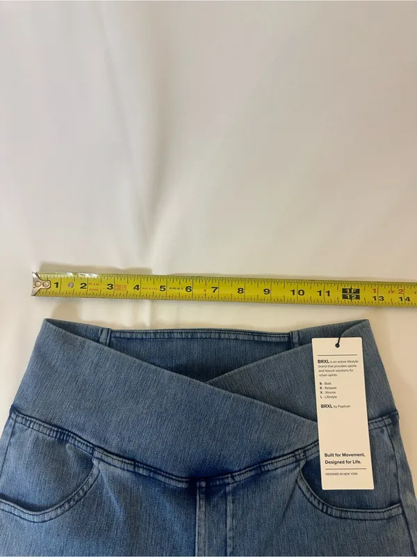 HeartSoul Wide-Leg Flare Jeans in Medium Blue - Image 2