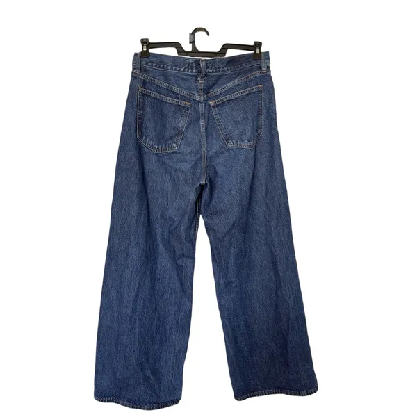 Abercrombie & Fitch The Wide Leg High Rise Jeans Size 30 - Image 6