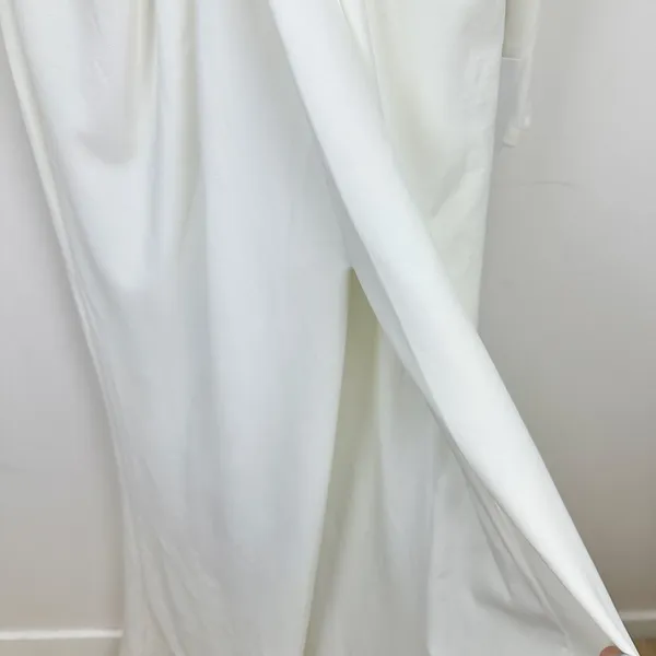 Lulus Stunning Romance White Long Sleeve Mermaid Maxi Dress Wedding XS NWT - Image 12